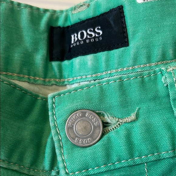 Hugo Boss Spring Green Denim / Chino Pants - Picture 2 of 10